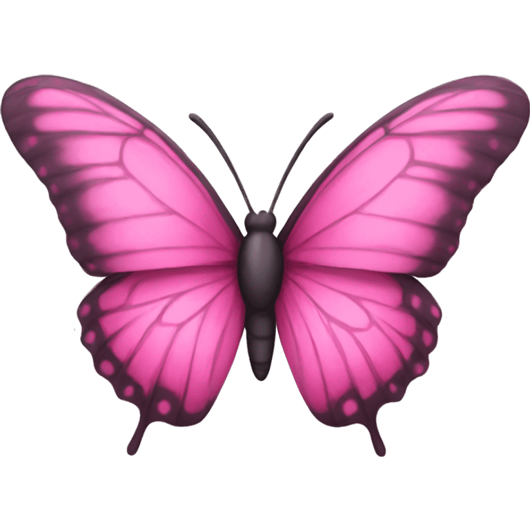 Pink butterfly emoji emoji