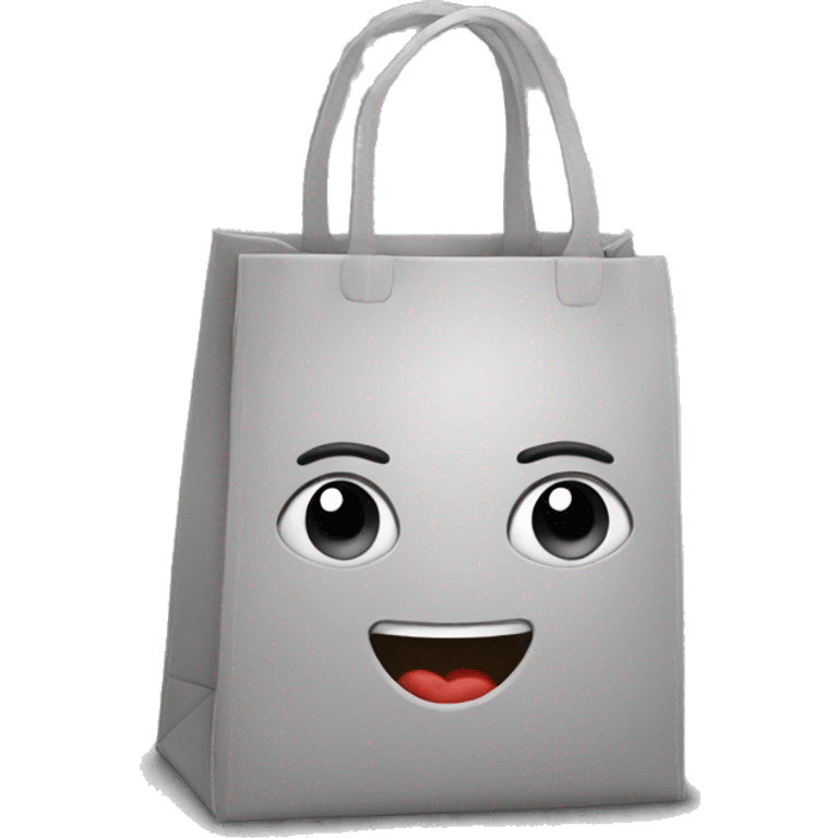 Bolsa de compras gris emoji