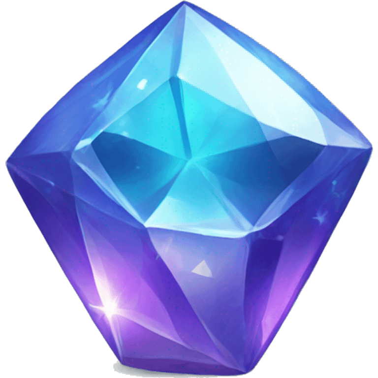 Cute shiny gem emoji