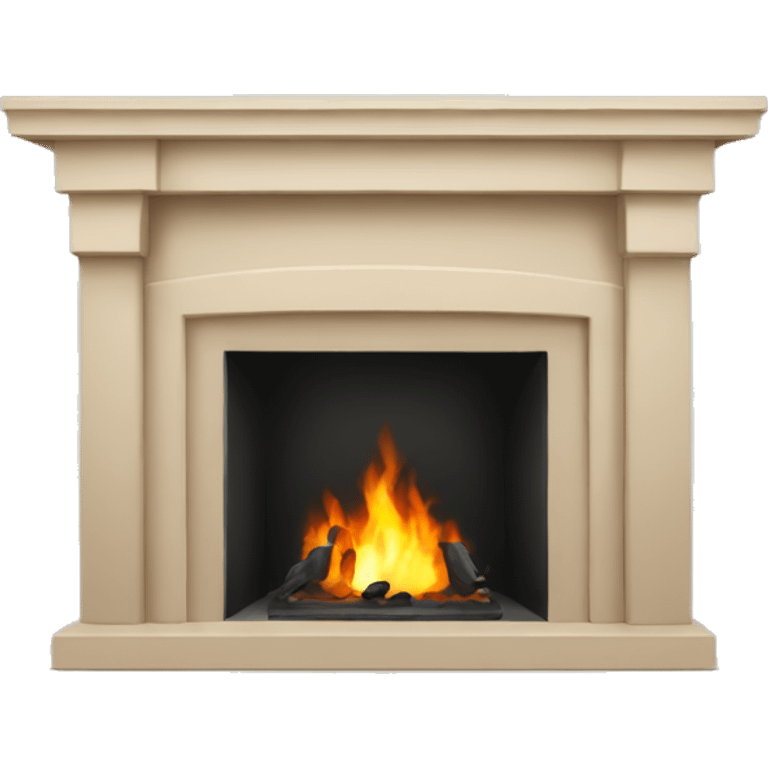 fireplace beige emoji