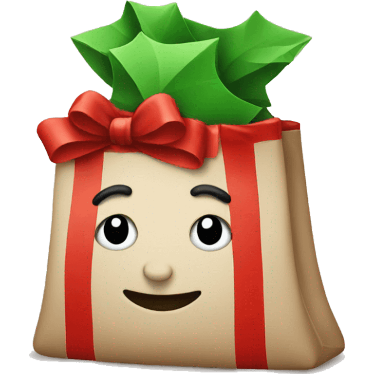 Christmas bag emoji