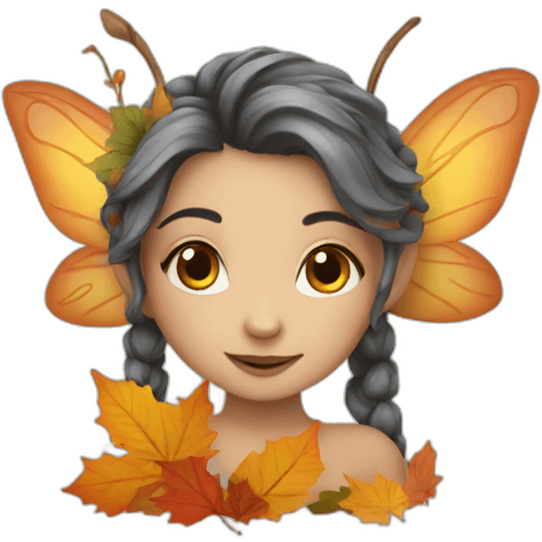 autumn fairy emoji