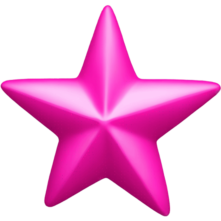 Pink star emoji