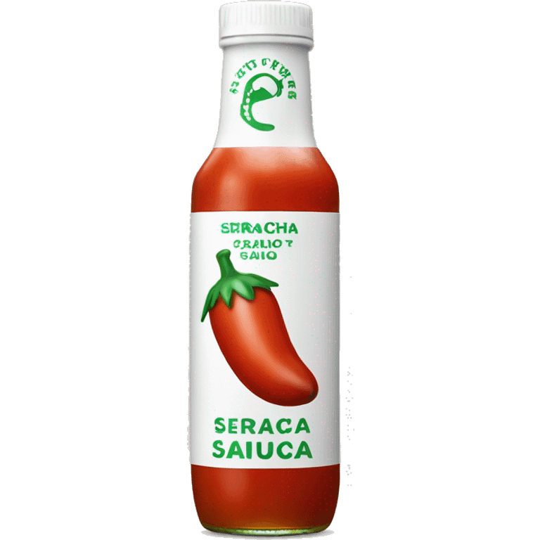 one bottle of Sriracha Sauce emoji