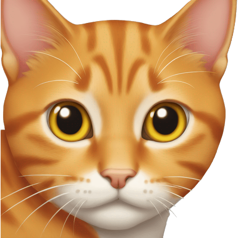 Orange tabby cat emoji