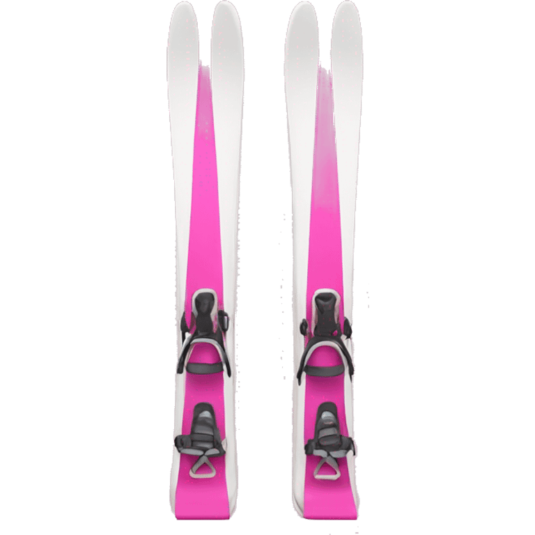 Pink skis emoji