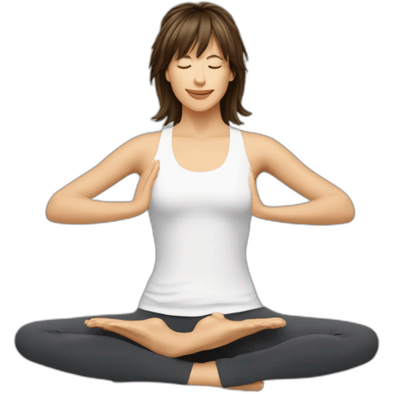 sophie marceau yoga emoji