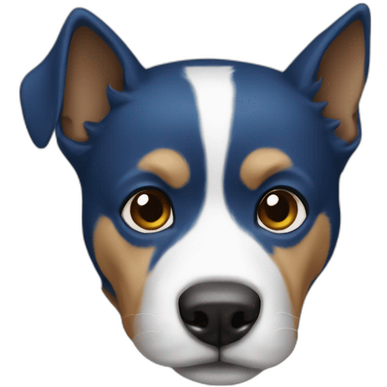 perro azul emoji