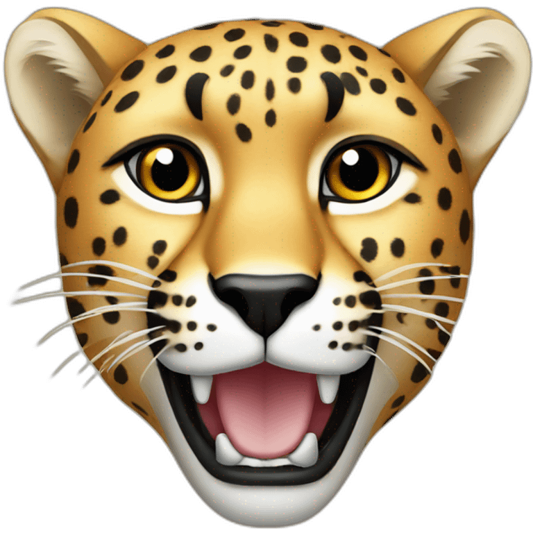 cheetah head emoji