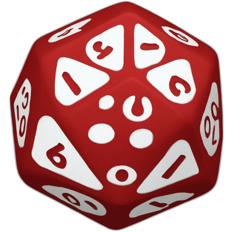 D20-die red 1 emoji