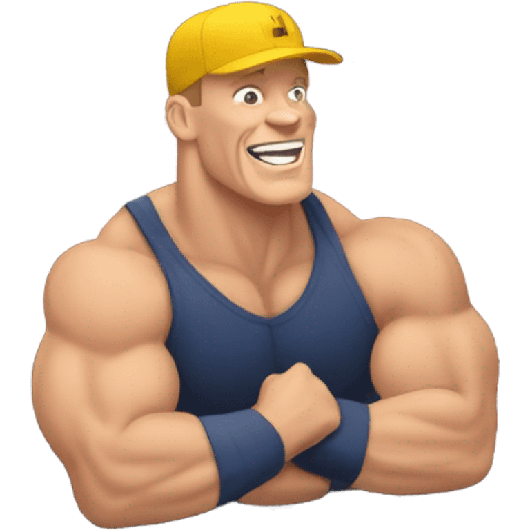 John Cena on a roof  emoji