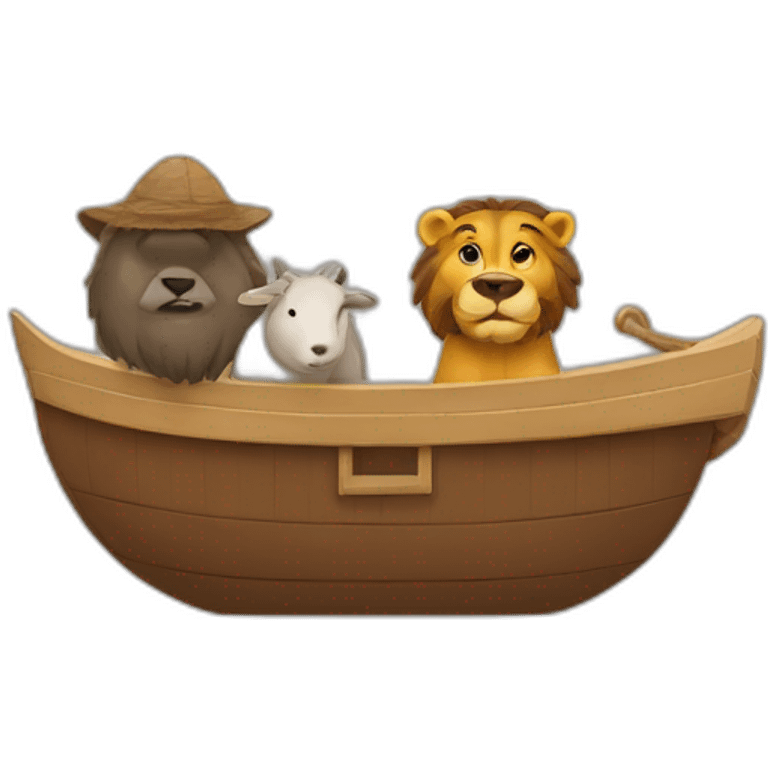 Noah and Ark emoji