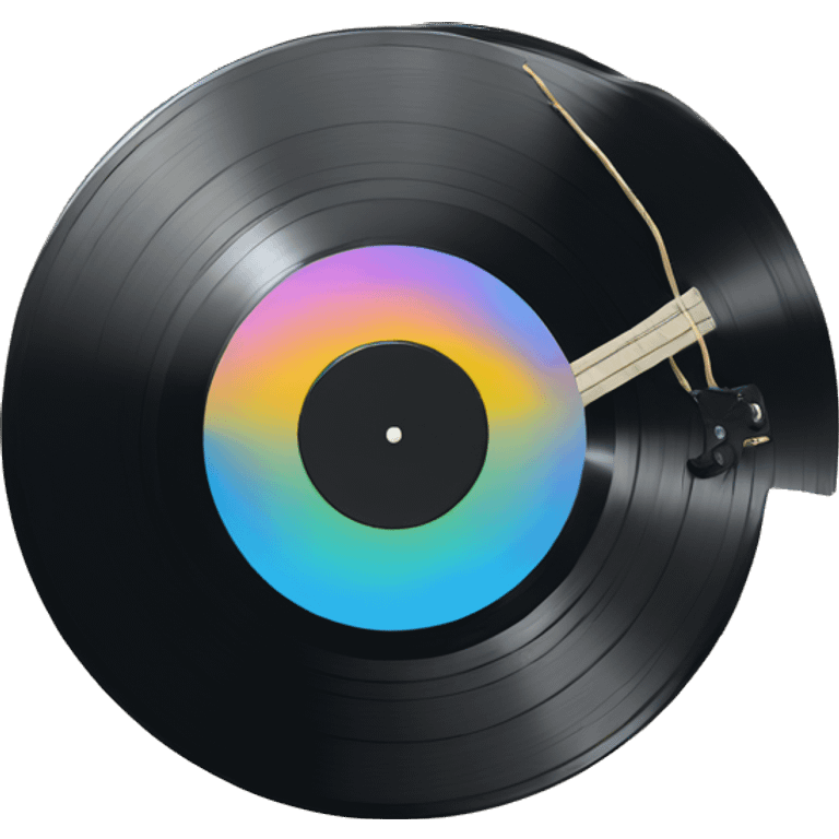 vinyl record emoji