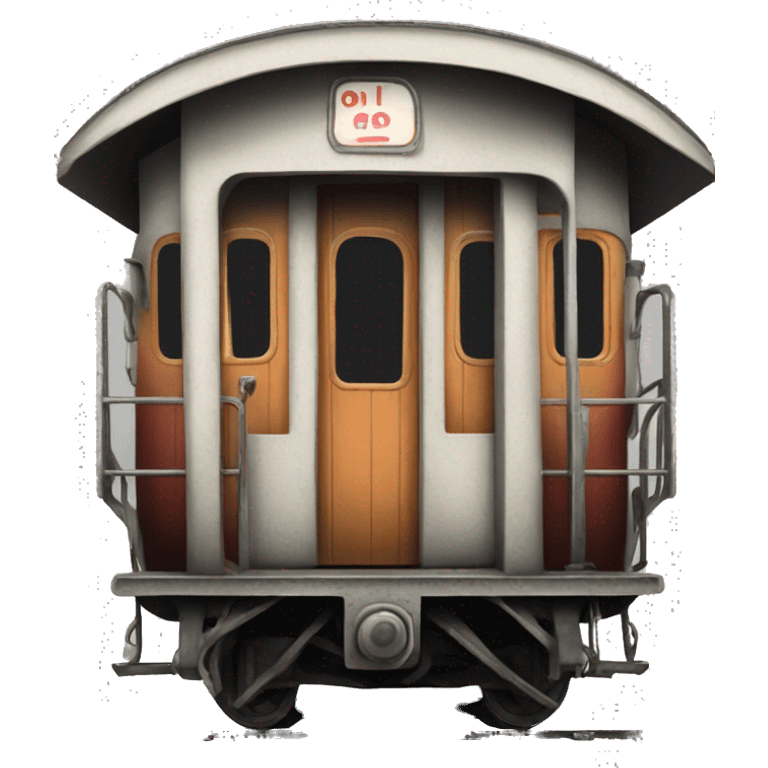 old train carriage without background emoji