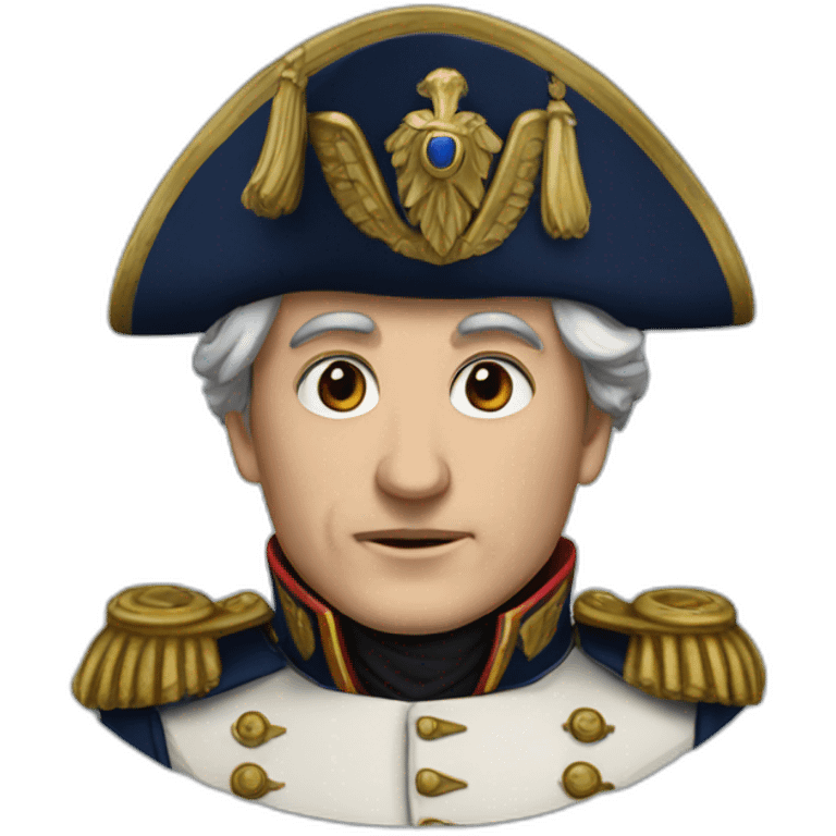 Napoléon avec des capotes emoji