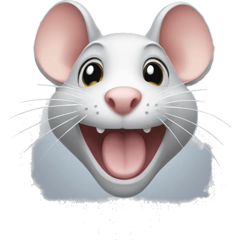 happy rat face emoji