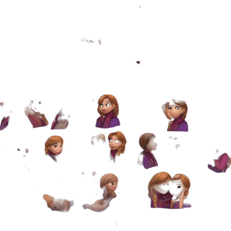 anna frozen manda beso emoji