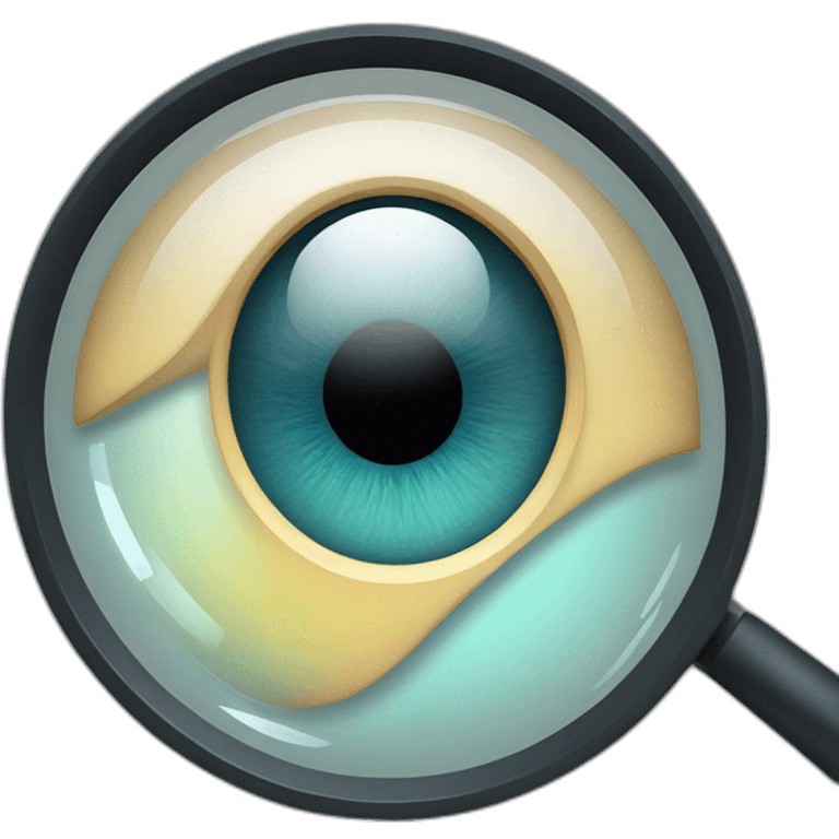 Eye in magnifying glass emoji