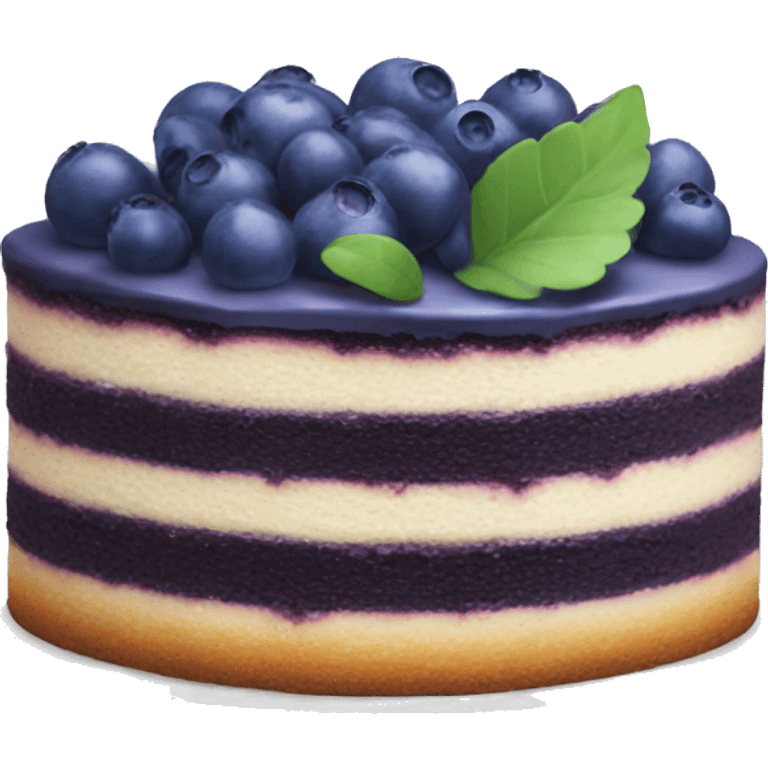 blueberry cake  emoji