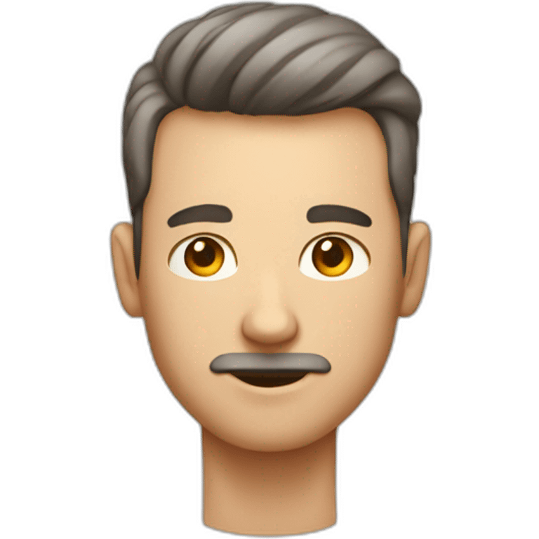 Male human from toilet bowl emoji