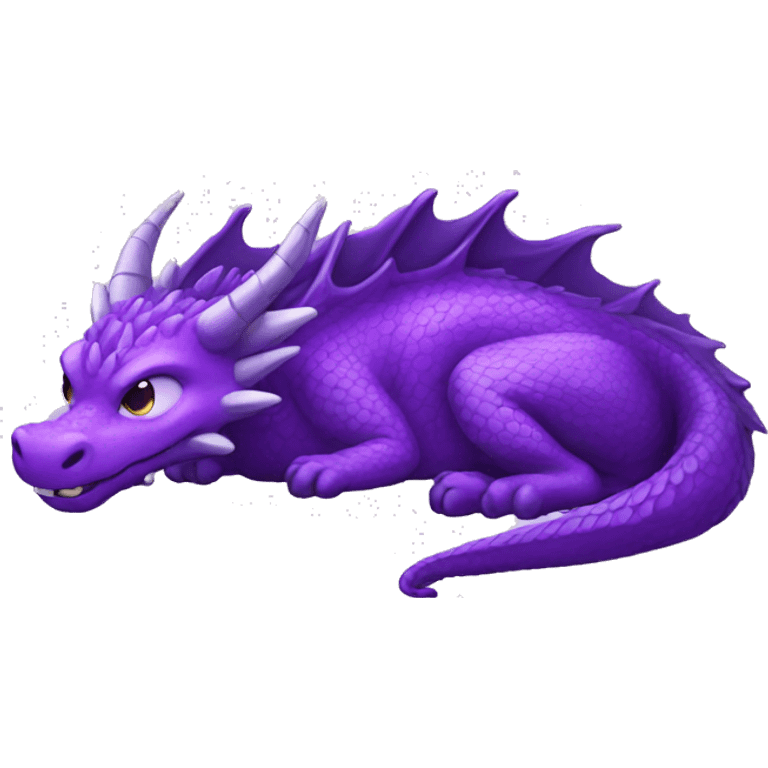 purple dragon sleep emoji