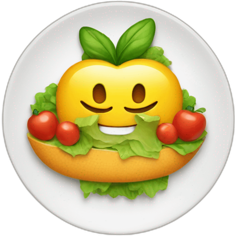 Healthy food,single emoji