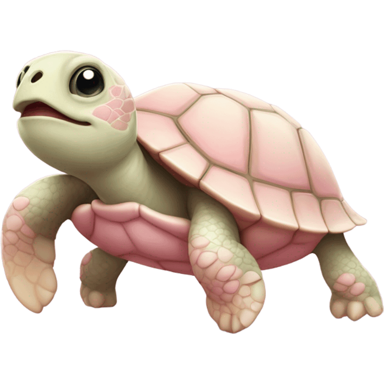 Pink asthetic turtle emoji