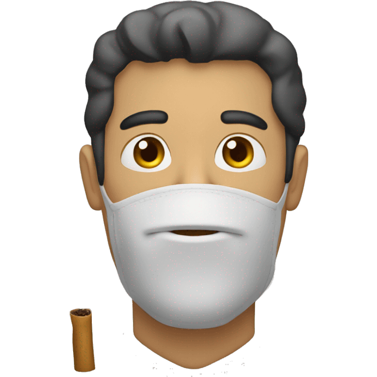 Hombre fumando emoji