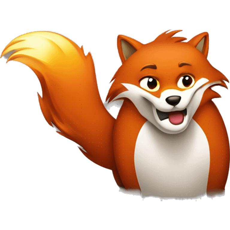 firefox frustrated without the white cirle emoji