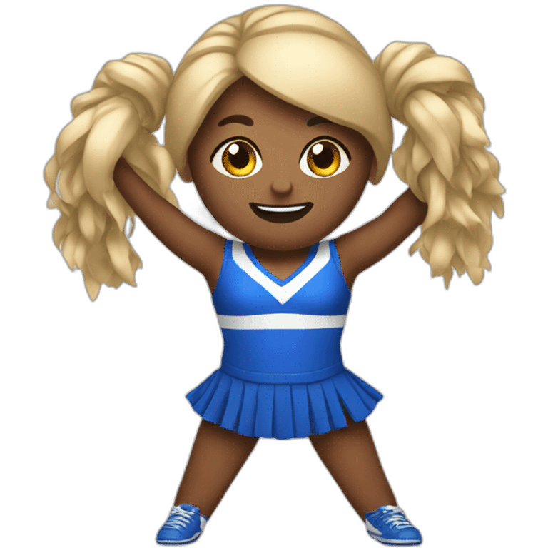 Cheerleading stants emoji