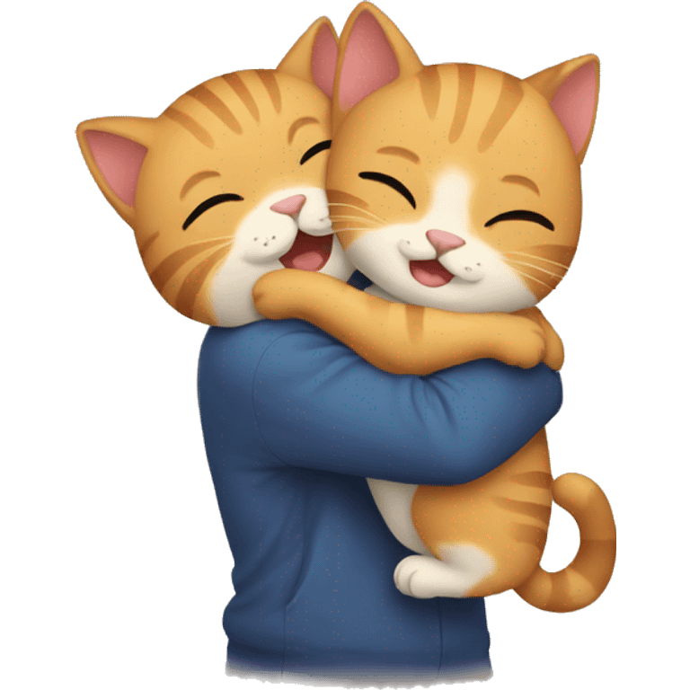 cat hug emoji