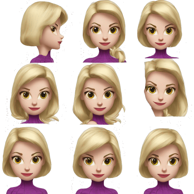 gwen stacy spiderman emoji