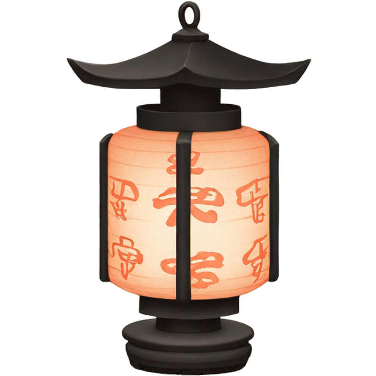 Japanese lantern emoji