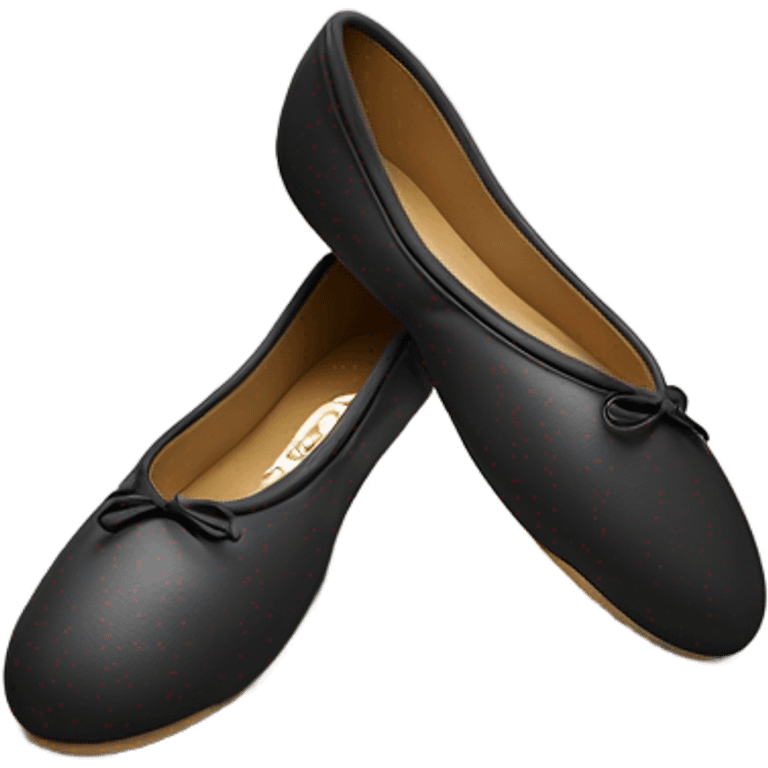 Black ballet shoe  emoji