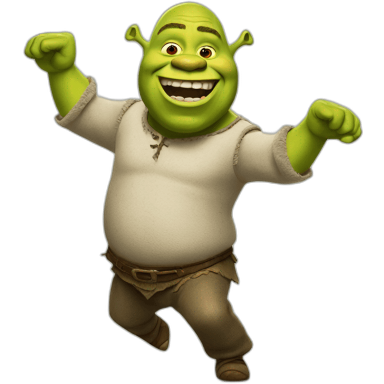 shrek dancing emoji