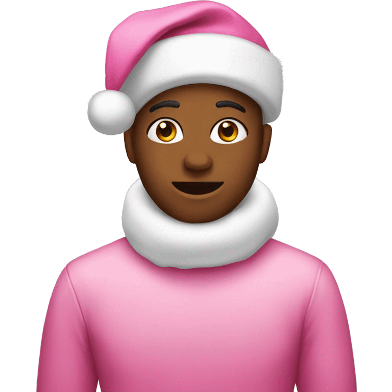 pink christmas  emoji