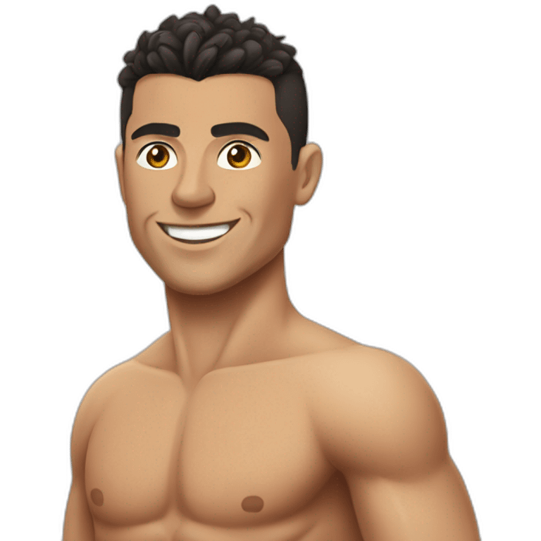 Shirtless ronaldo emoji