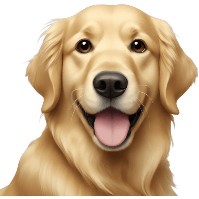 Golden retriever with me  emoji