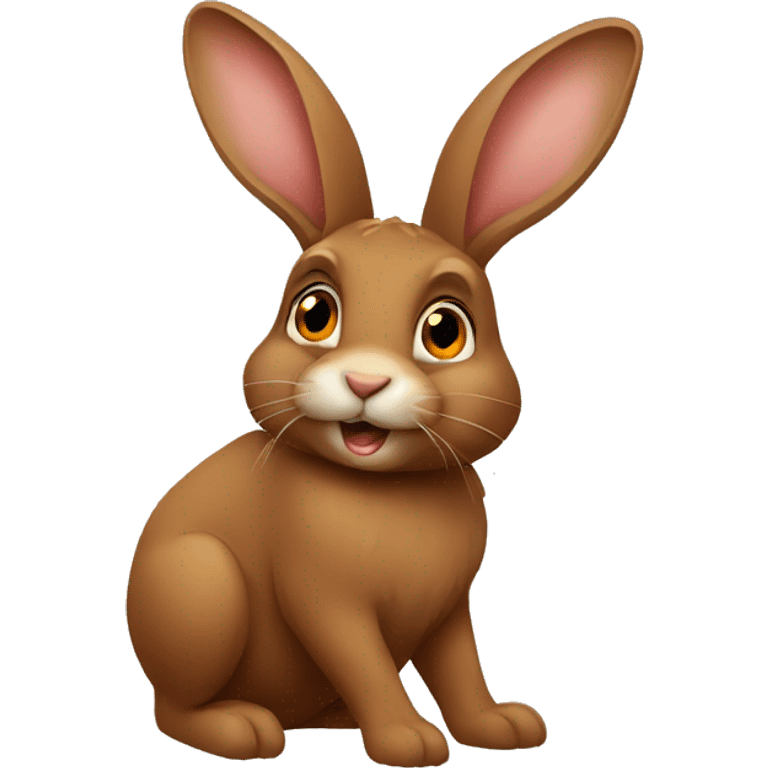 brown rabbit emoji