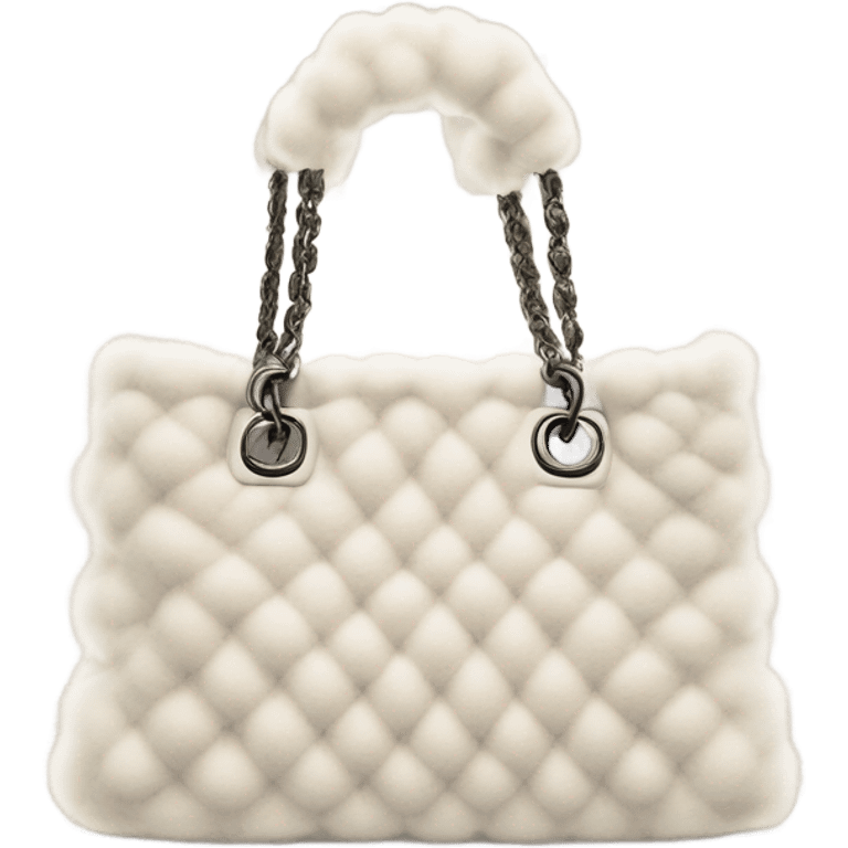 Fluffy Chanel bag emoji