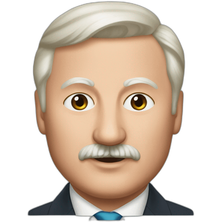 Alexander Lukashenko with an iPhone in his hands emoji