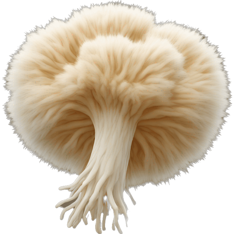 Hericium erinaceus lion's mane emoji