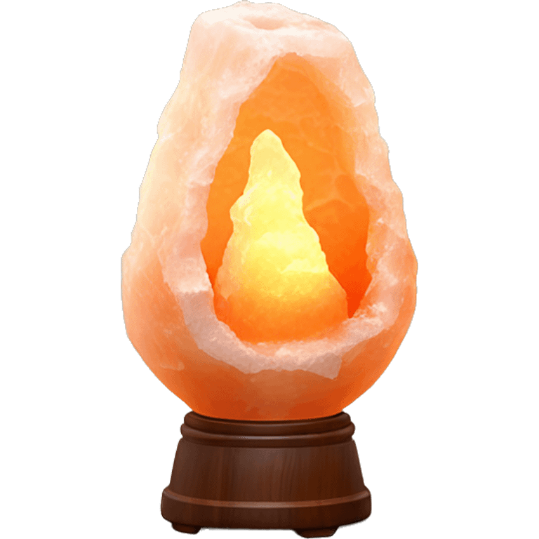 Himalaya’s salt lamp with warm light  emoji