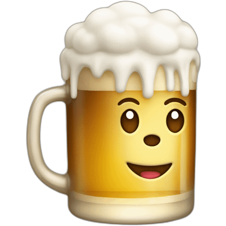 Chat qui boit de la biere emoji