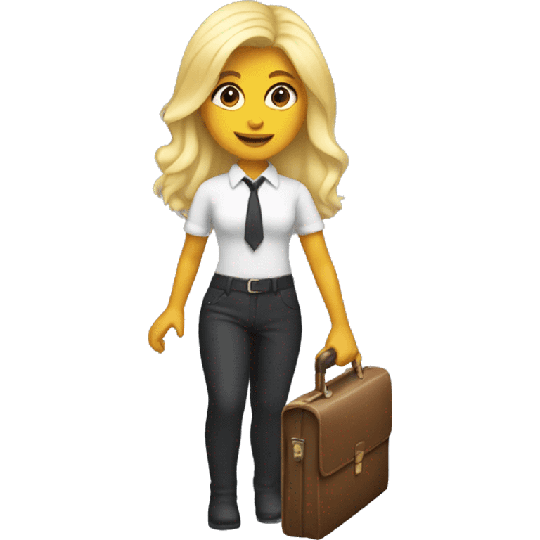 blondie holding out briefcase emoji