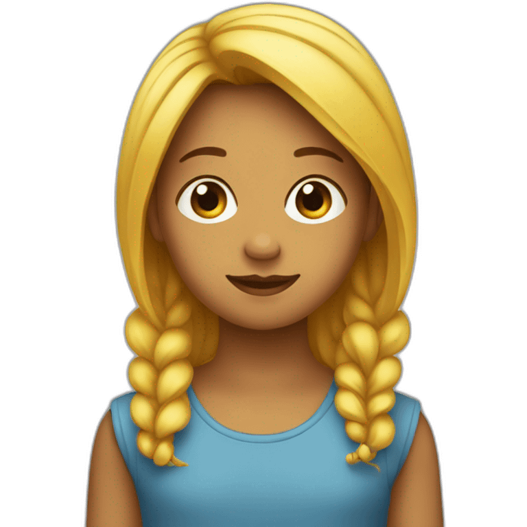 fille sur un garcon emoji