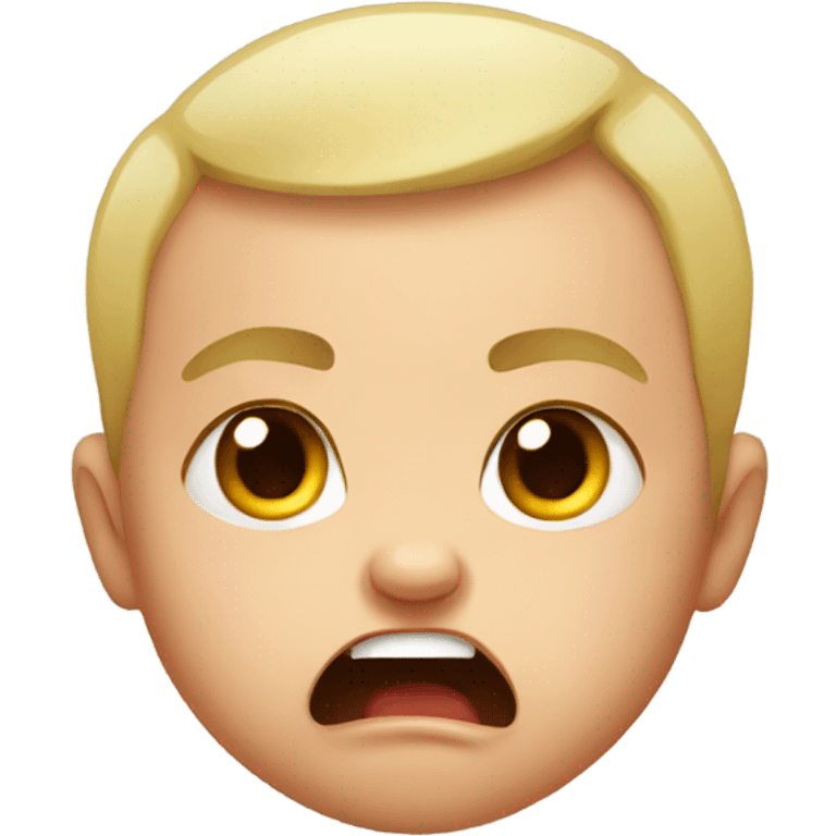 Angry baby emoji