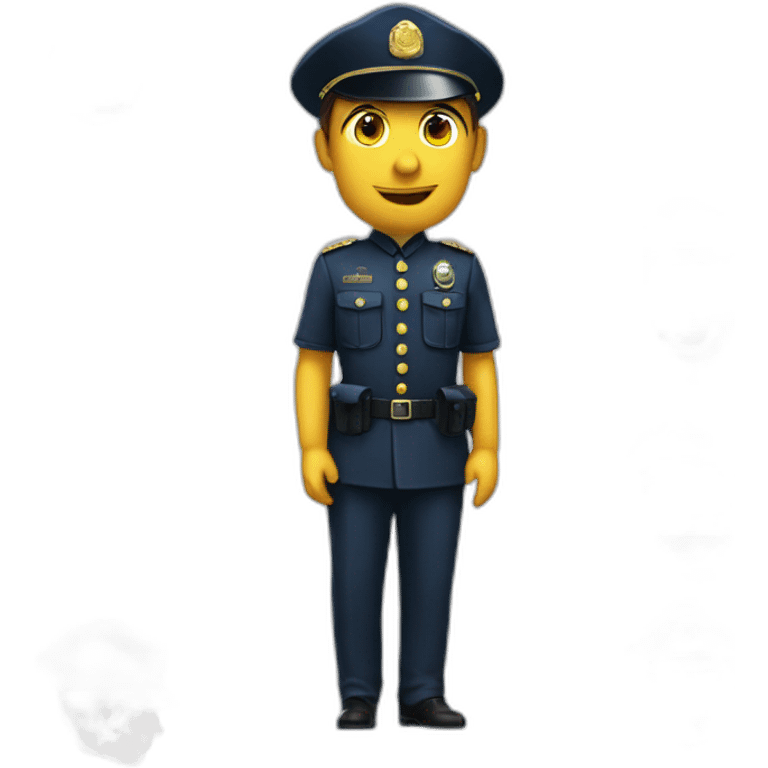 Gendarme in New house emoji