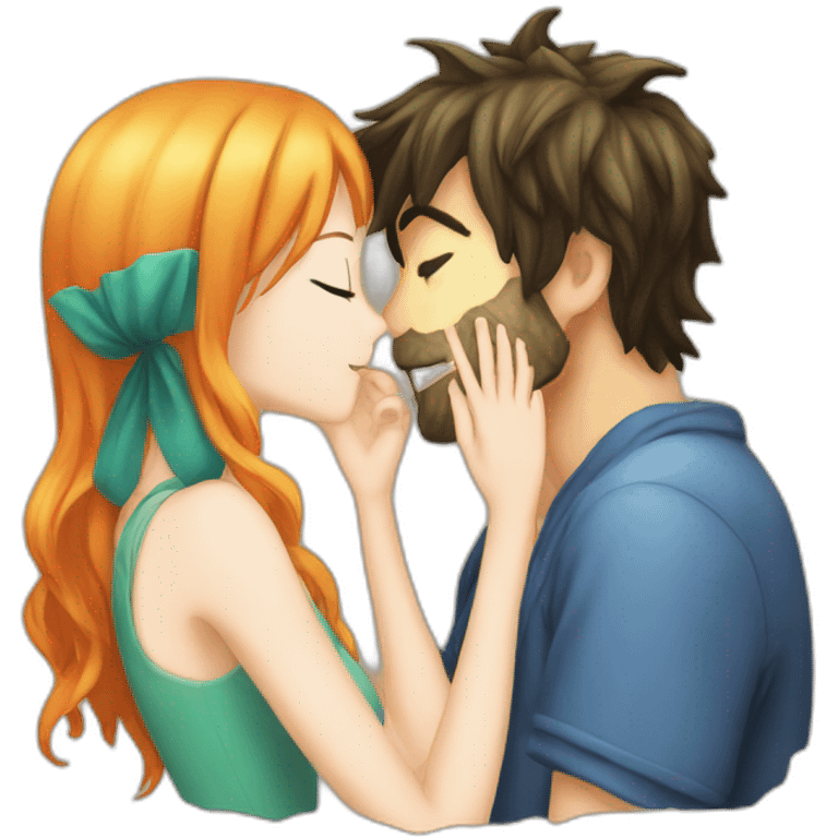 Nami kiss nami emoji