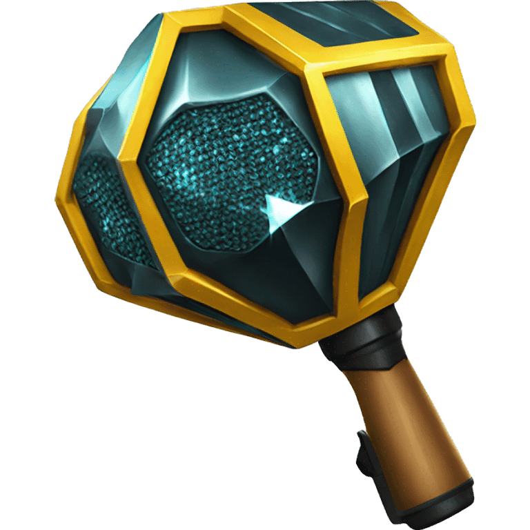 Free fire diamond with microphones emoji